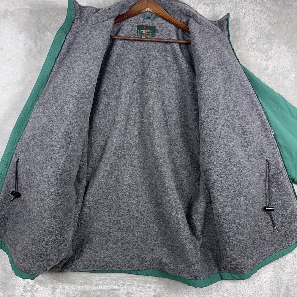Vintage J Crew Jacket Mens Large Green Oarsman USA Made Full Zip - Picture 11 of 15